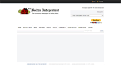 Desktop Screenshot of boltonindependent.com